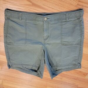Dockers Women's‎ Olive Cotton Shorts 18W